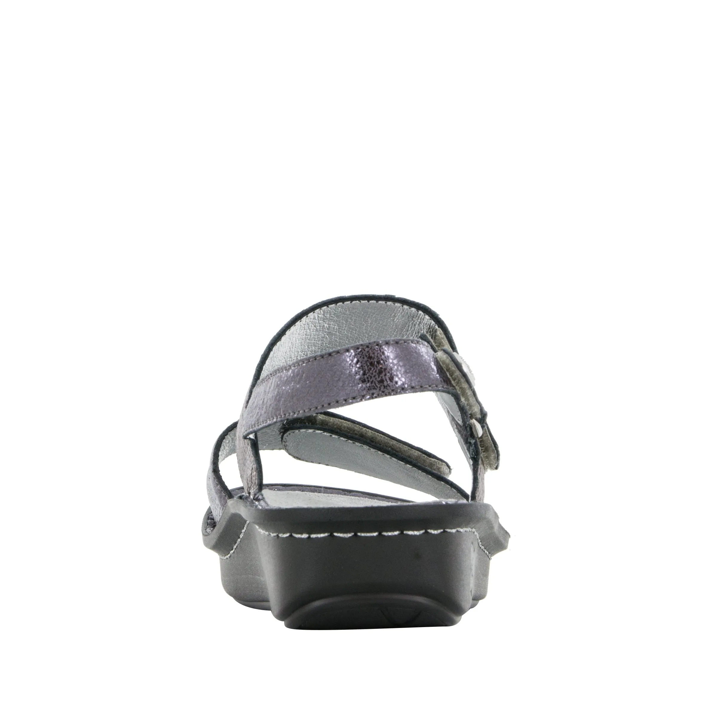 Verona Braided Pewter Sandal