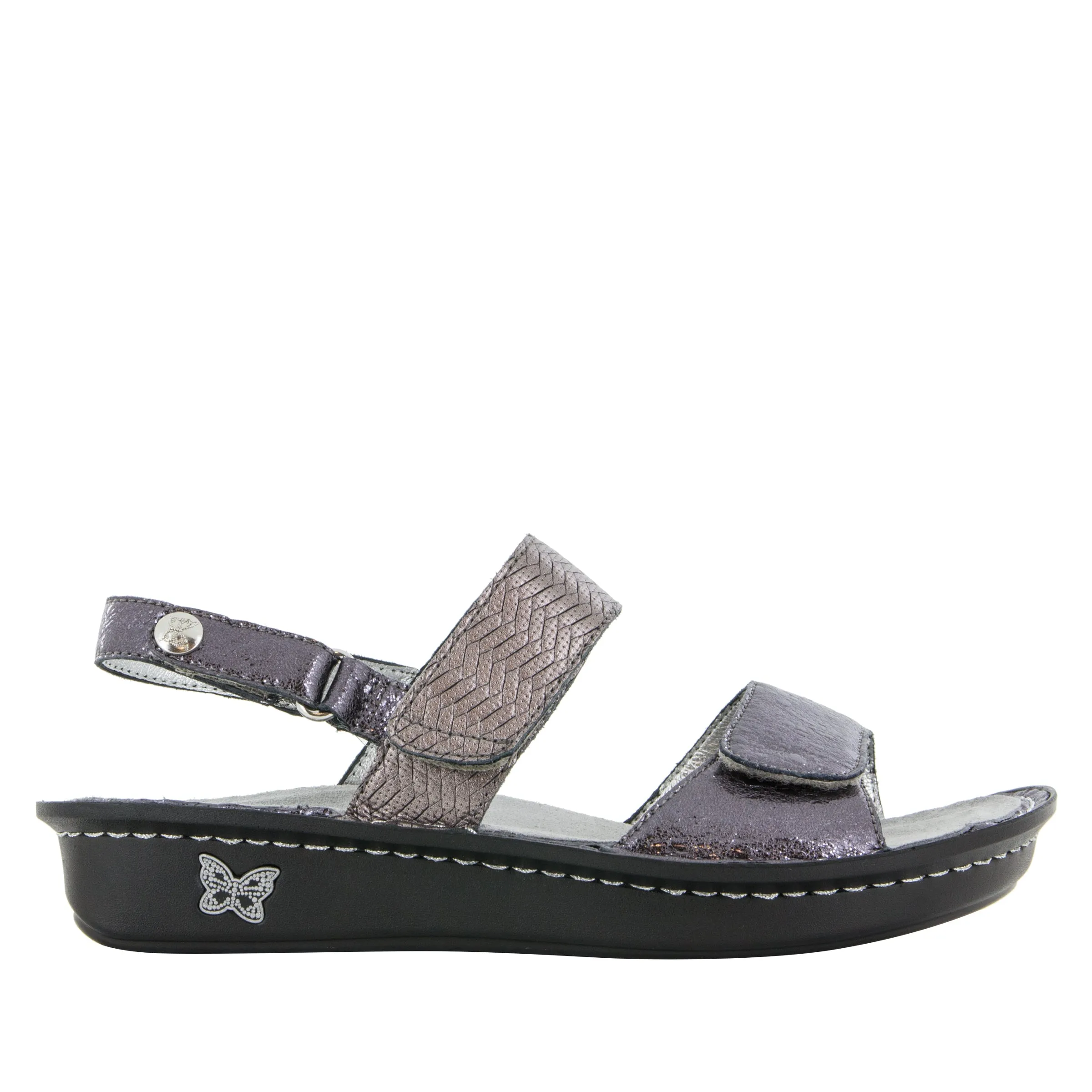 Verona Braided Pewter Sandal